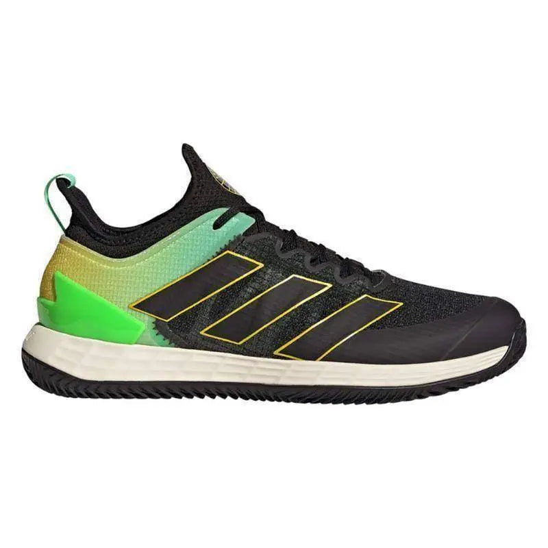 Zapatillas Adidas Adizero Ubersonic 4 Clay Core Negro Amarillo Pádel Elite