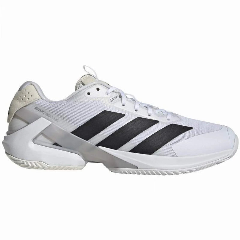 Zapatillas Adidas Adizero Ubersonic 5 Clay Blanco Negro Gris Pádel Elite