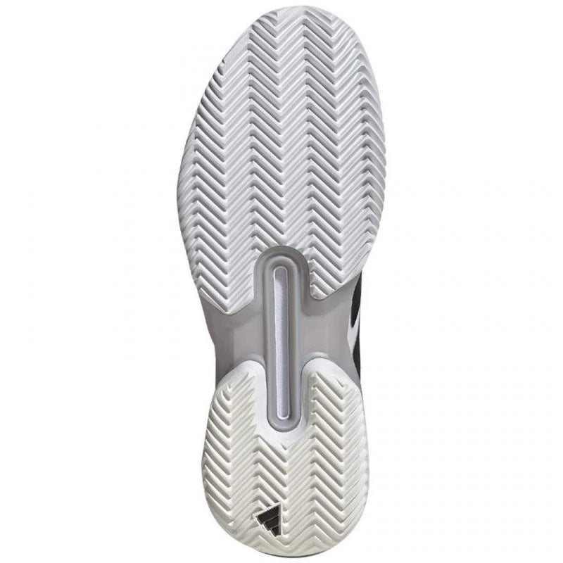 Zapatillas Adidas Adizero Ubersonic 5 Clay Blanco Negro Gris Pádel Elite