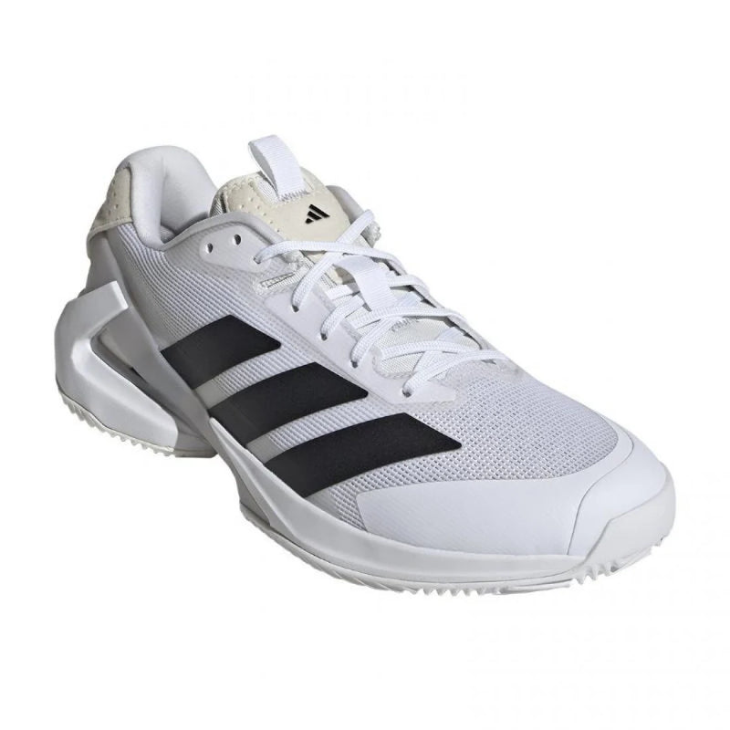 Zapatillas Adidas Adizero Ubersonic 5 Clay Blanco Negro Gris Pádel Elite