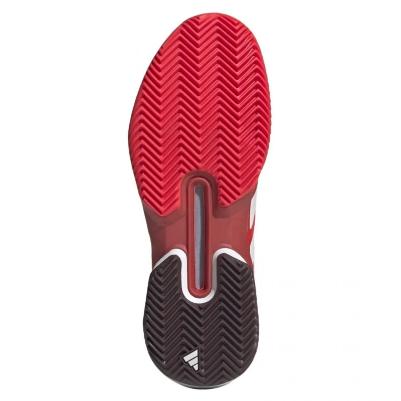 Zapatillas Adidas Adizero Ubersonic 5 Clay Rojo Blanco Pádel Elite