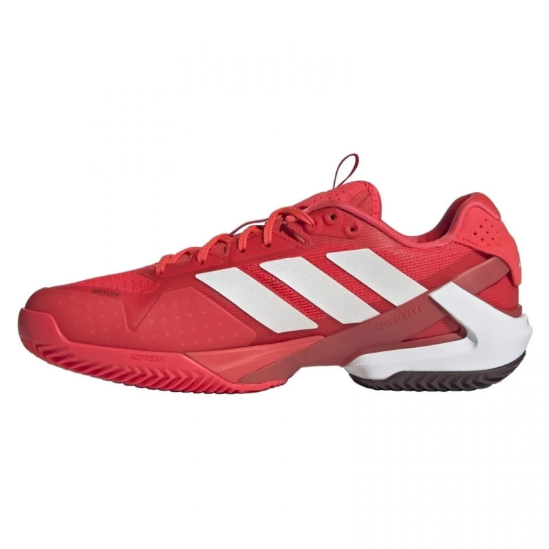 Zapatillas Adidas Adizero Ubersonic 5 Clay Rojo Blanco Pádel Elite