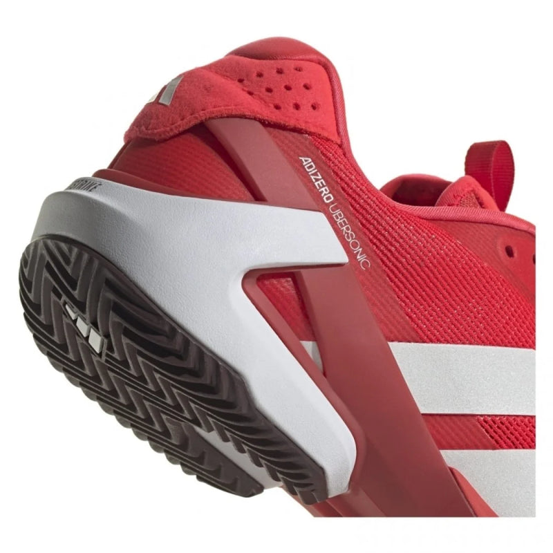 Zapatillas Adidas Adizero Ubersonic 5 Clay Rojo Blanco Pádel Elite