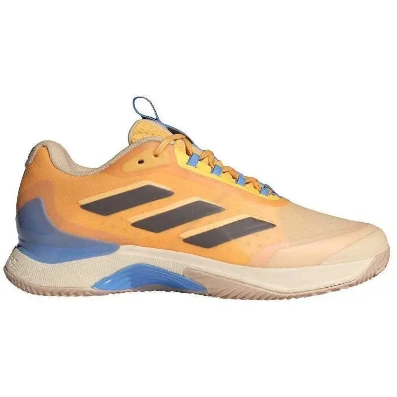 Zapatillas Adidas Avacourt 2.0 Clay Naranja Negro Azul Mujer Pádel Elite