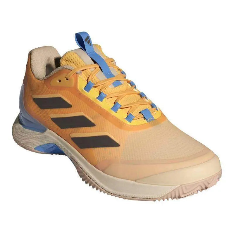 Zapatillas Adidas Avacourt 2.0 Clay Naranja Negro Azul Mujer Pádel Elite