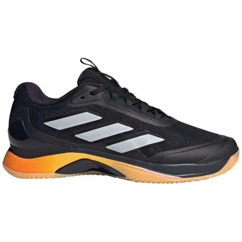 Zapatillas Adidas Avacourt 2.0 Clay Negro Plata Naranja Mujer Pádel Elite