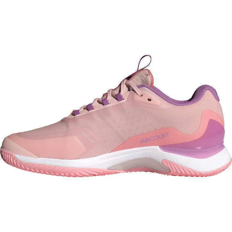 Zapatillas Adidas Avacourt 2.0 Clay Rosa Blanco Purpura Mujer Pádel Elite