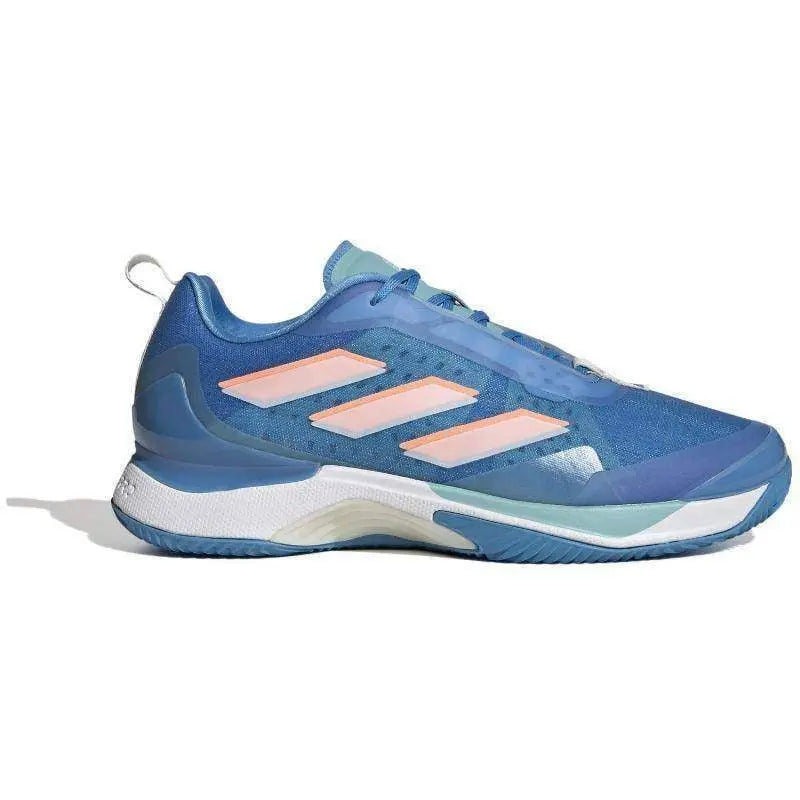 Zapatillas Adidas Avacourt Clay Azul Blanco Mujer Pádel Elite