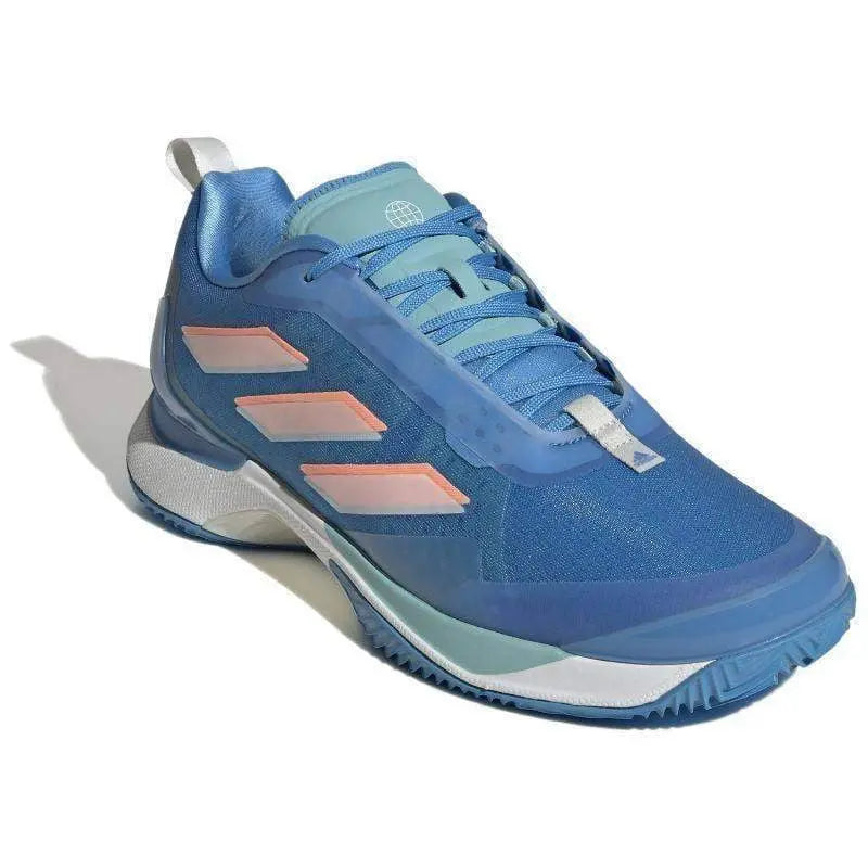 Zapatillas Adidas Avacourt Clay Azul Blanco Mujer Pádel Elite