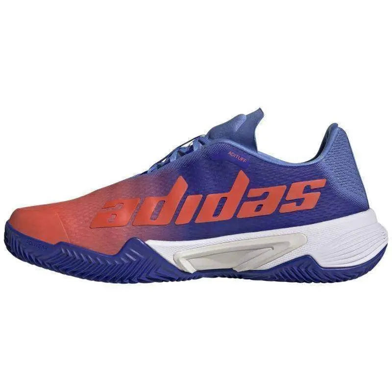 Zapatillas Adidas Barricade Azul Lucido Rojo Solar Pádel Elite