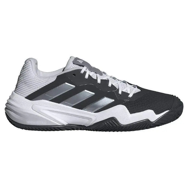 Zapatillas Adidas Barricade Clay Negro Blanco Gris Pádel Elite