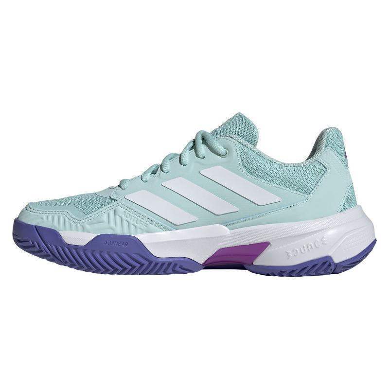 Zapatillas Adidas CourtJam Control 3 Aqua Blanco Mujer | Adidas Pádel Elite