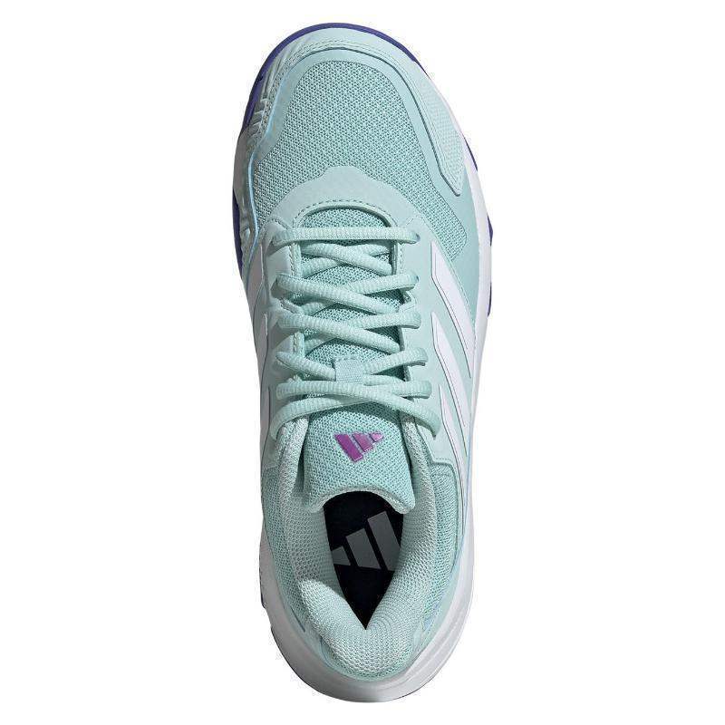 Zapatillas Adidas CourtJam Control 3 Aqua Blanco Mujer | Adidas Pádel Elite