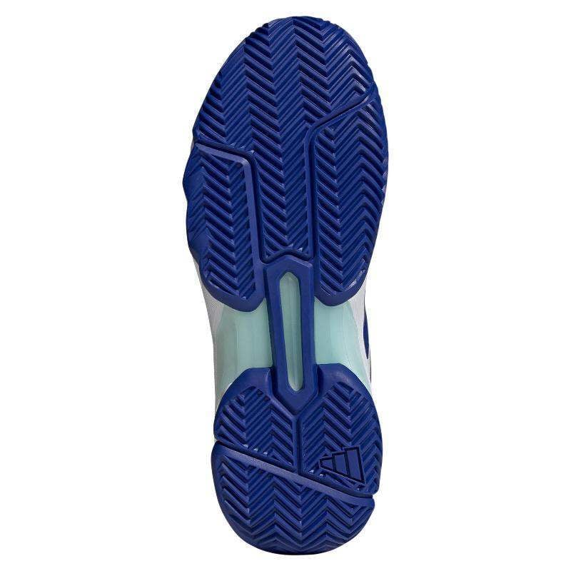 Zapatillas Adidas CourtJam Control 3 Blanco Azul Aqua Pádel Elite