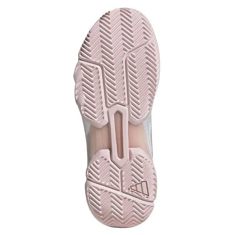 Zapatillas Adidas CourtJam Control 3 Blanco Rosa Mujer Pádel Elite