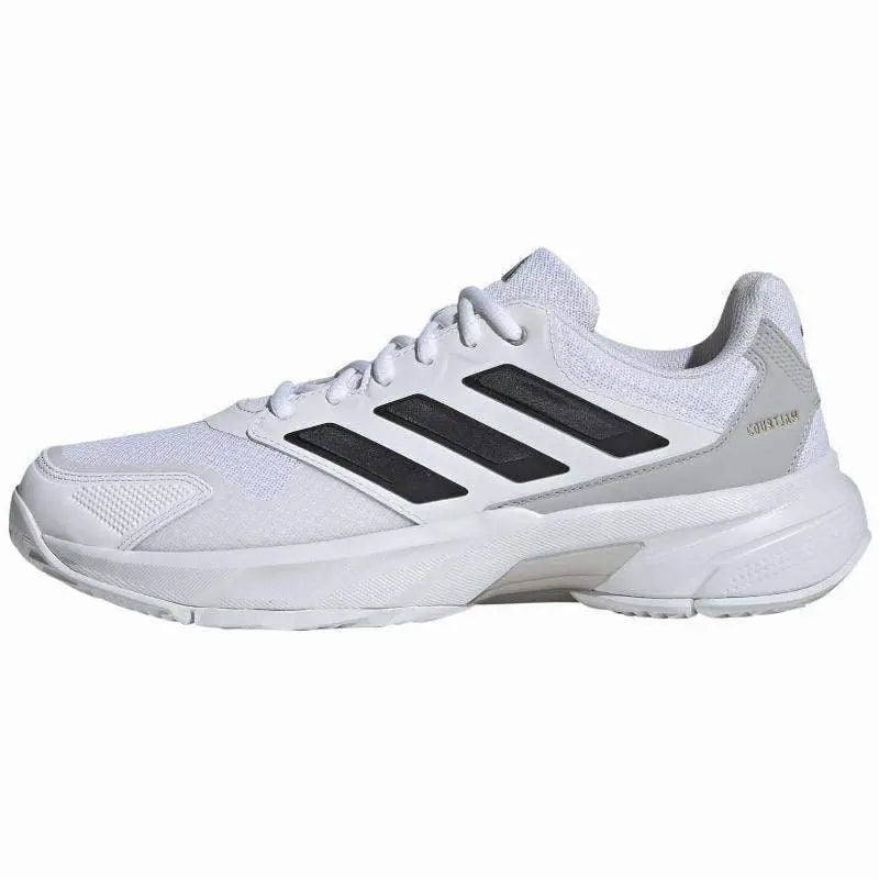 Zapatillas Adidas CourtJam Control Blanco Negro Gris Pádel Elite