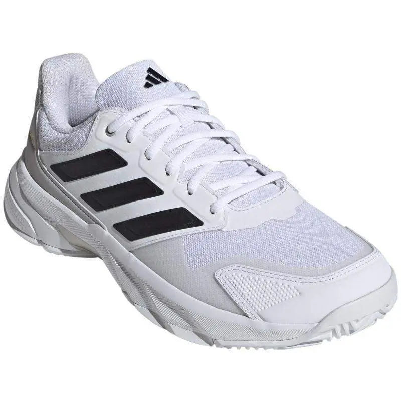 Zapatillas Adidas CourtJam Control Blanco Negro Gris Pádel Elite