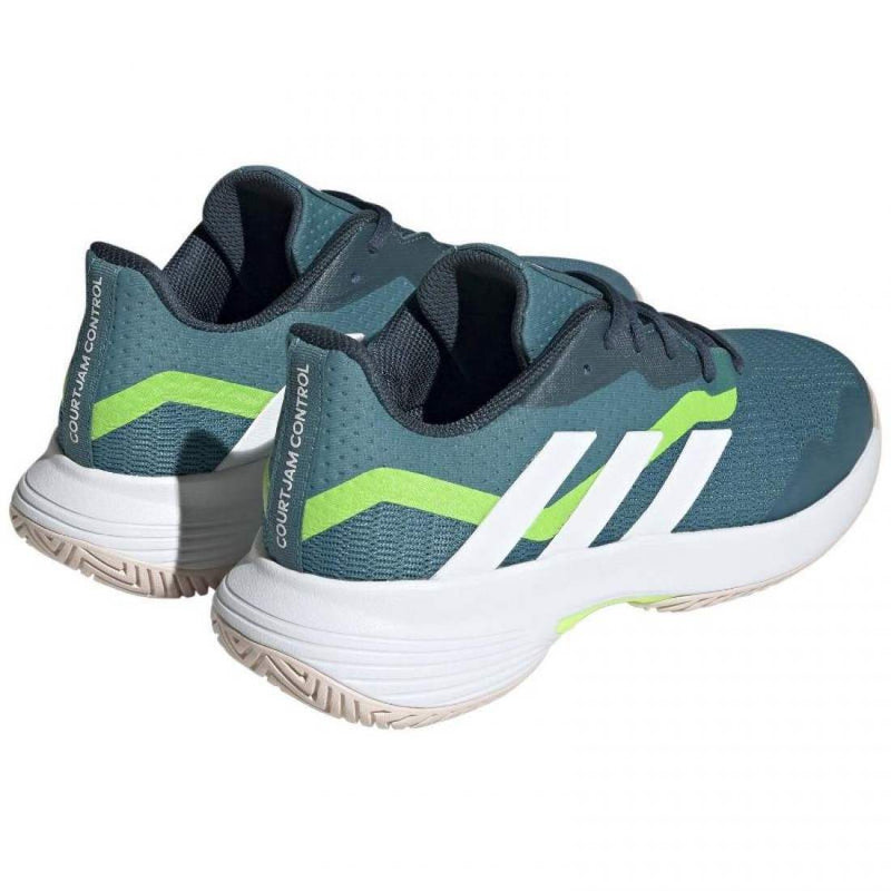 Zapatillas Adidas CourtJam Control Verde Artic Blanco Mujer Pádel Elite