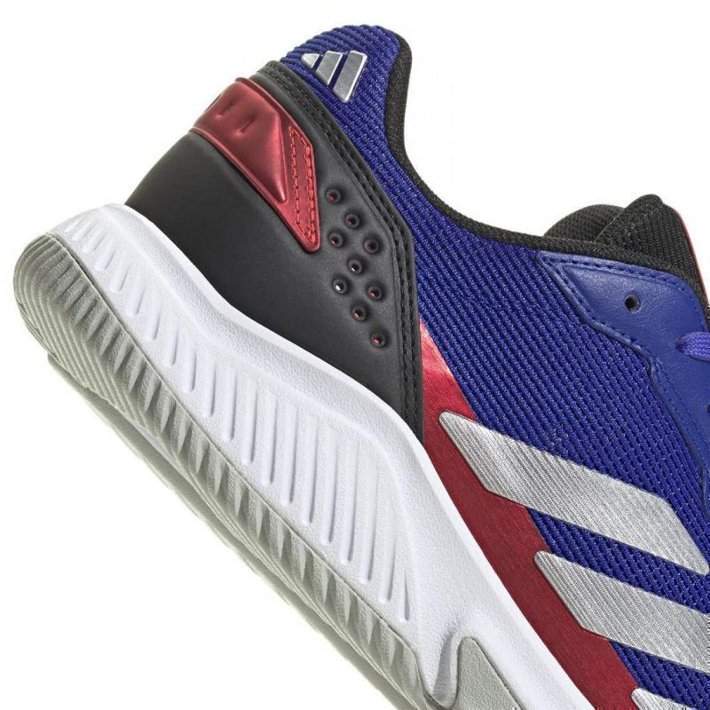 Zapatillas Adidas Courtquick Padel Azul Plata Rojo Pádel Elite