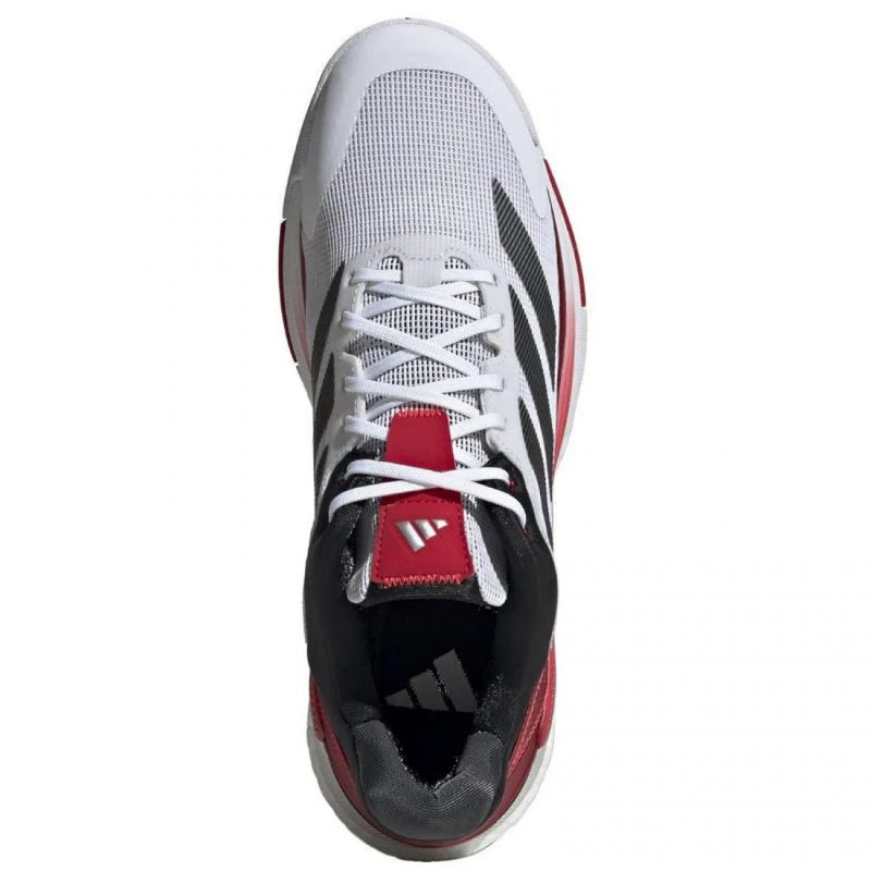 Zapatillas Adidas Crazyquick Boost Padel Blanco Negro Rojo Pádel Élite