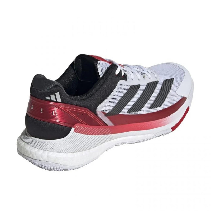 Zapatillas Adidas Crazyquick Boost Padel Blanco Negro Rojo Pádel Élite