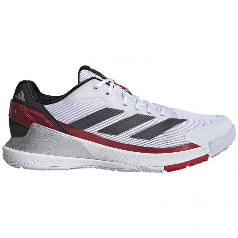 Zapatillas Adidas Crazyquick LS Padel Blanco Negro Rojo Pádel Elite