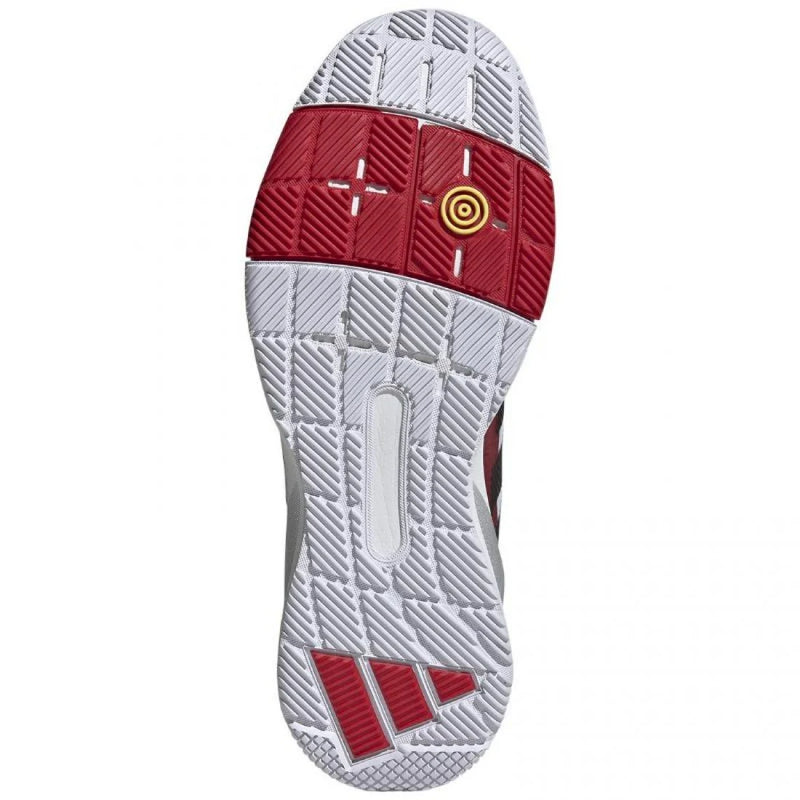 Zapatillas Adidas Crazyquick LS Padel Blanco Negro Rojo Pádel Elite