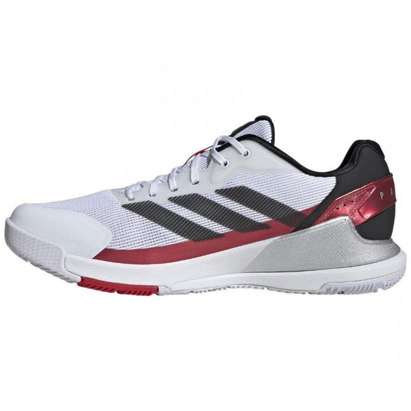 Zapatillas Adidas Crazyquick LS Padel Blanco Negro Rojo Pádel Elite