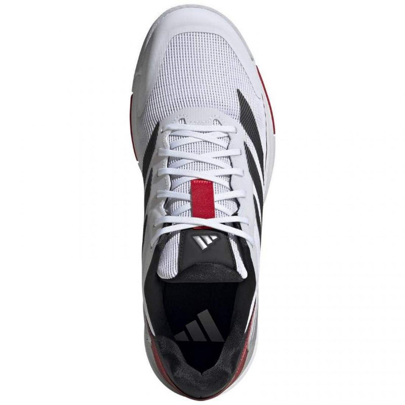 Zapatillas Adidas Crazyquick LS Padel Blanco Negro Rojo Pádel Elite