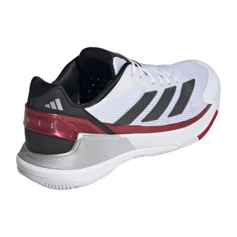 Zapatillas Adidas Crazyquick LS Padel Blanco Negro Rojo Pádel Elite