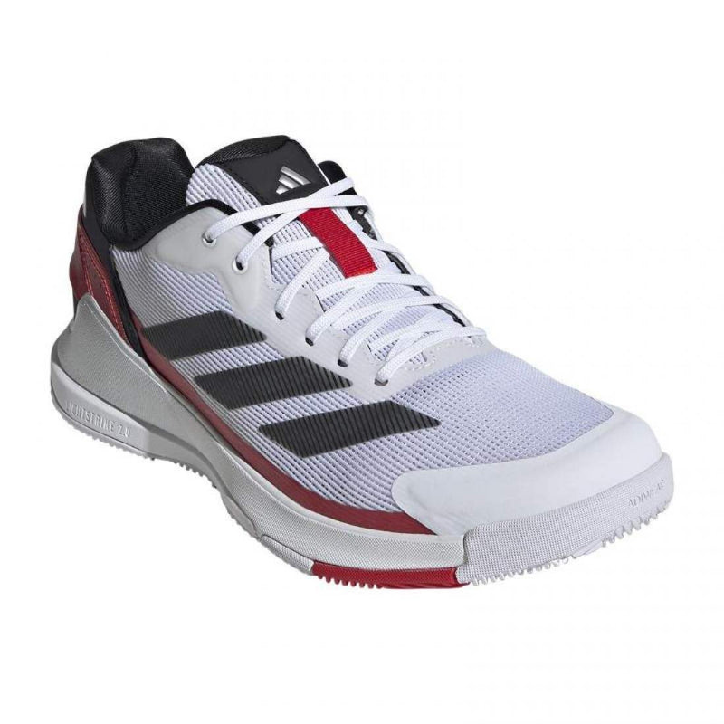 Zapatillas Adidas Crazyquick LS Padel Blanco Negro Rojo Pádel Elite