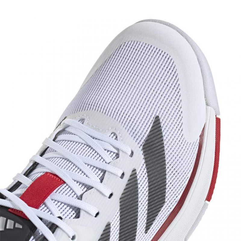 Zapatillas Adidas Crazyquick LS Padel Blanco Negro Rojo Pádel Elite