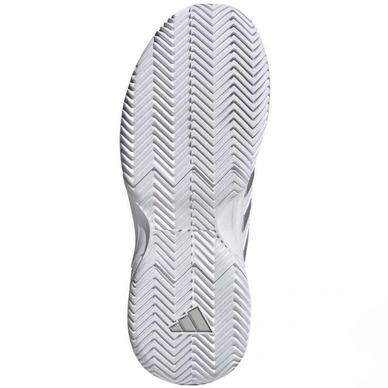 Zapatillas Adidas GameCourt 2 Blanco Plata Metal Mujer Pádel Elite