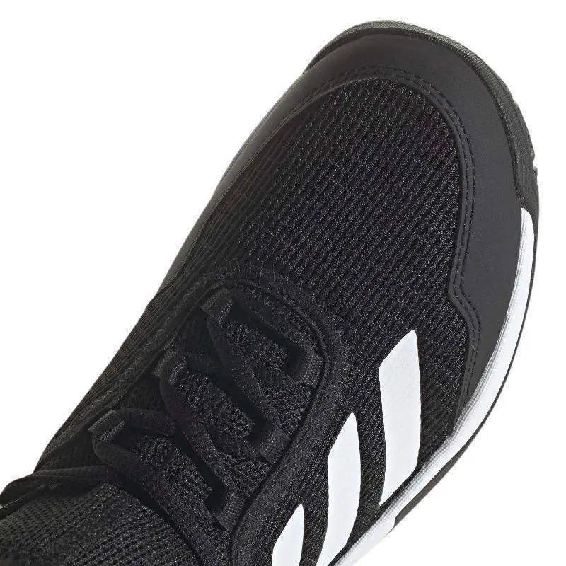 Zapatillas Adidas Ubersonic 4K Negro Blanco Junior Pádel Elite