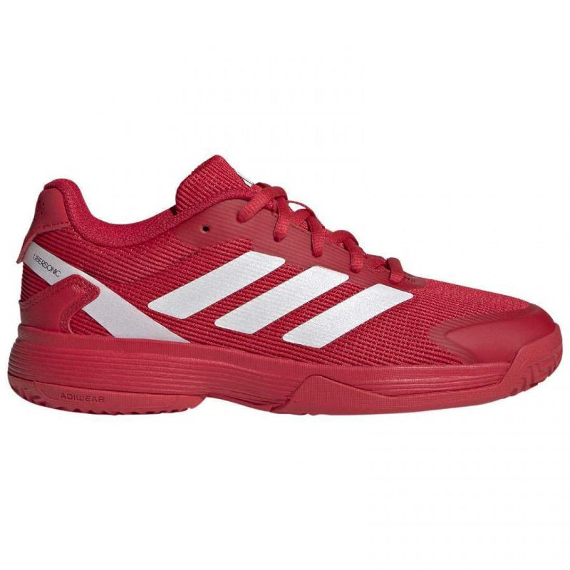 Zapatillas Adidas Ubersonic Rojo Metalizado Junior Pádel Elite