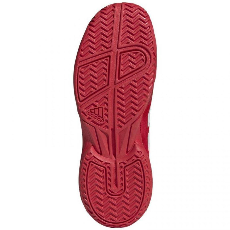 Zapatillas Adidas Ubersonic Rojo Metalizado Junior Pádel Elite