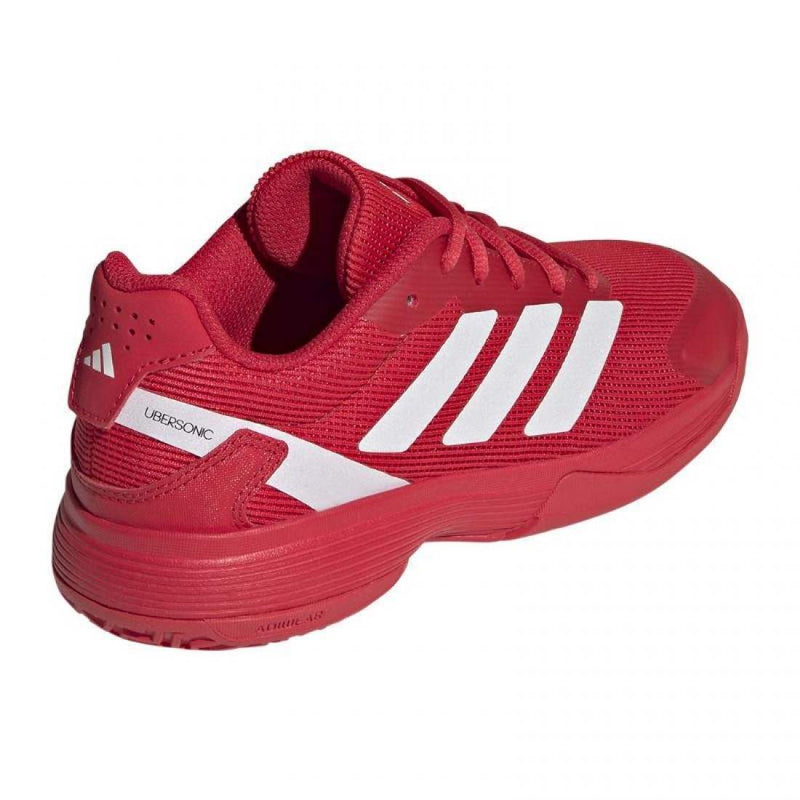 Zapatillas Adidas Ubersonic Rojo Metalizado Junior Pádel Elite