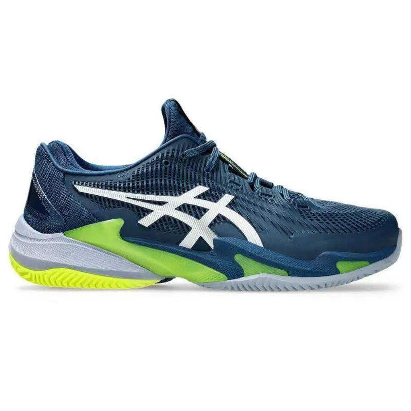 Zapatillas Asics Court FF 3 Clay Azul Mako Blanco Pádel Elite