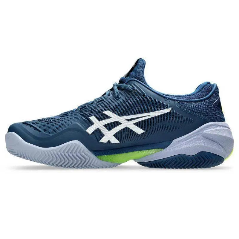 Zapatillas Asics Court FF 3 Clay Azul Mako Blanco Pádel Elite