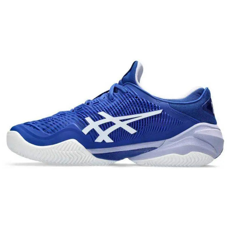 Zapatillas Asics Court FF 3 Novak Azul Asics Blanco Pádel Elite