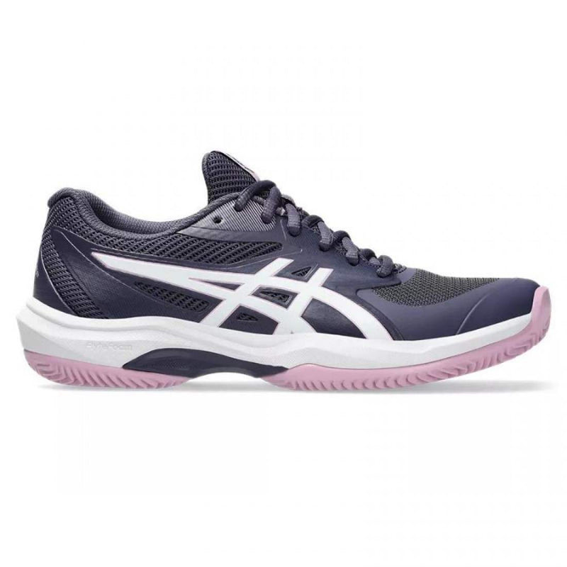 Zapatillas Asics Game FF Clay Azul Indigo Blanco Mujer Pádel Elite