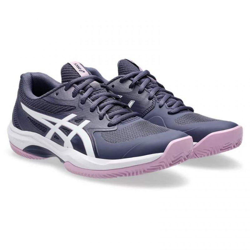 Zapatillas Asics Game FF Clay Azul Indigo Blanco Mujer Pádel Elite