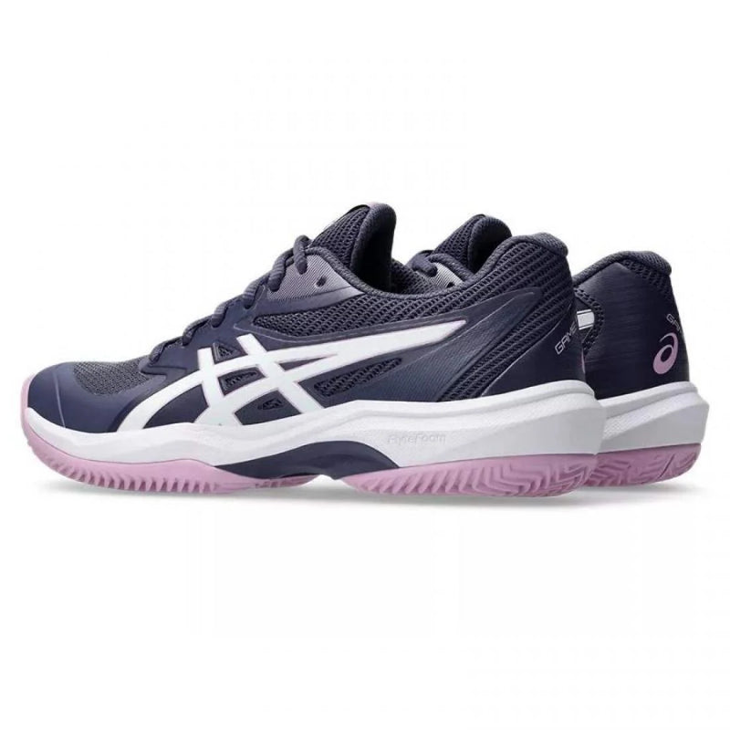 Zapatillas Asics Game FF Clay Azul Indigo Blanco Mujer Pádel Elite