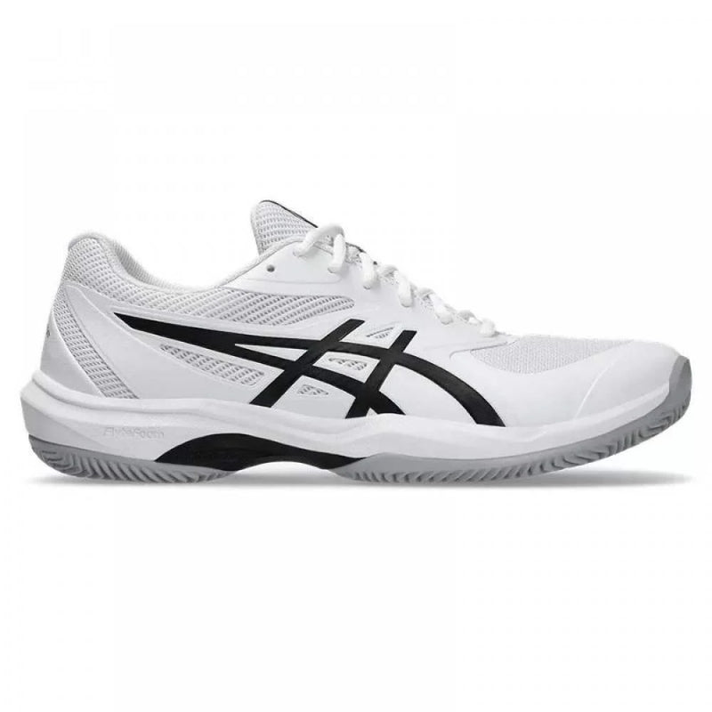 Zapatillas Asics Game FF Clay Blanco Negro Pádel Élite