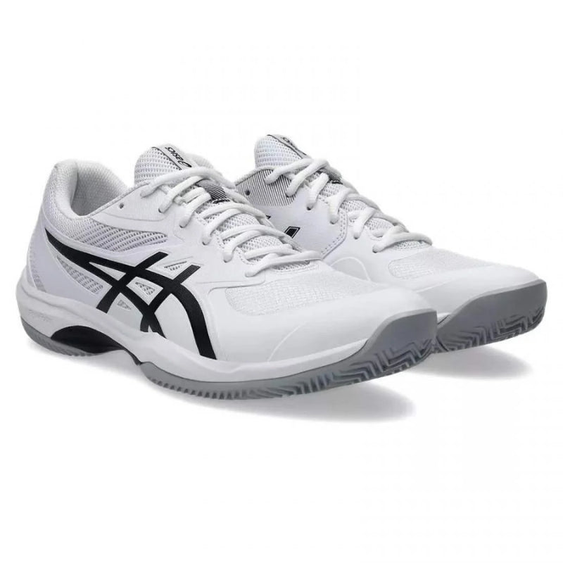 Zapatillas Asics Game FF Clay Blanco Negro Pádel Élite