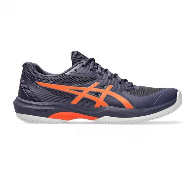 Zapatillas Asics Game FF Clay Azul Indigo Naranja Pádel Elite