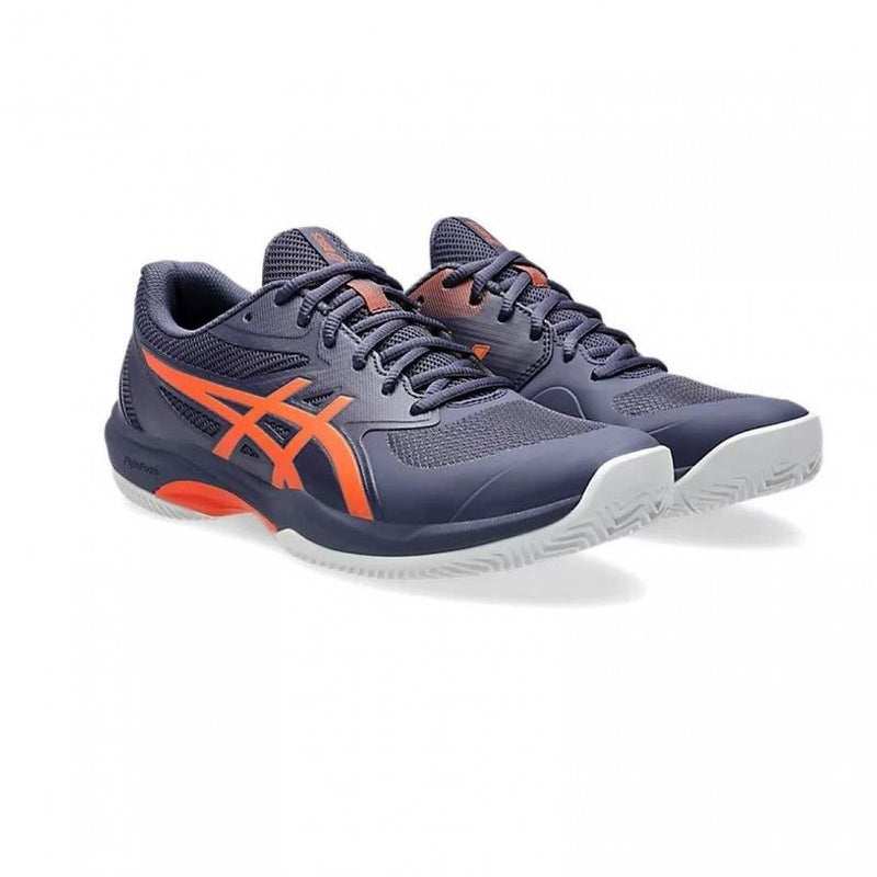 Zapatillas Asics Game FF Clay Azul Indigo Naranja Pádel Elite