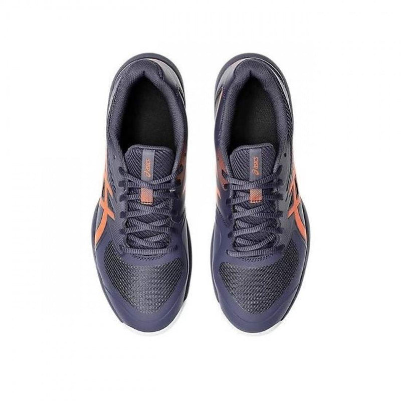 Zapatillas Asics Game FF Clay Azul Indigo Naranja Pádel Elite