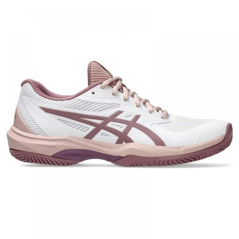 Zapatillas Asics Game FF Padel Blanco Purpura Oxide Mujer Pádel Elite