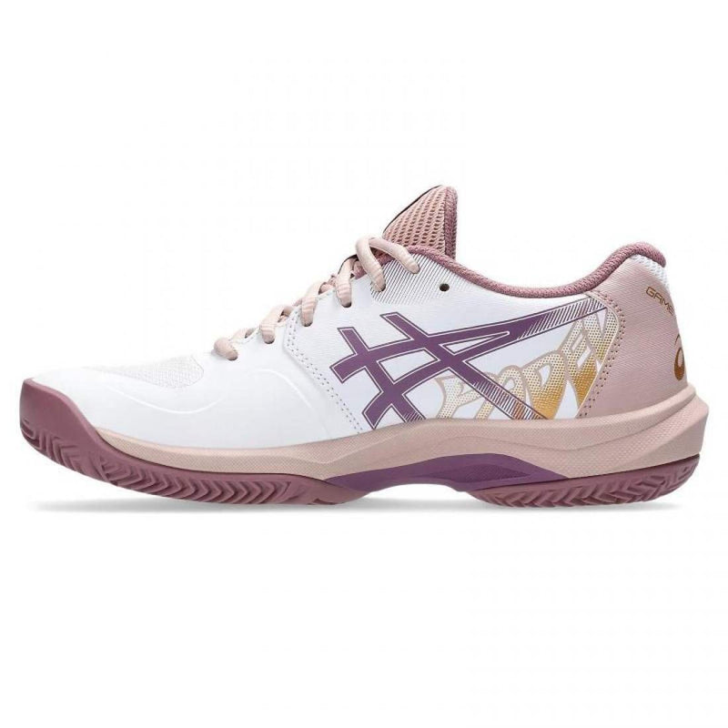 Zapatillas Asics Game FF Padel Blanco Purpura Oxide Mujer Pádel Elite